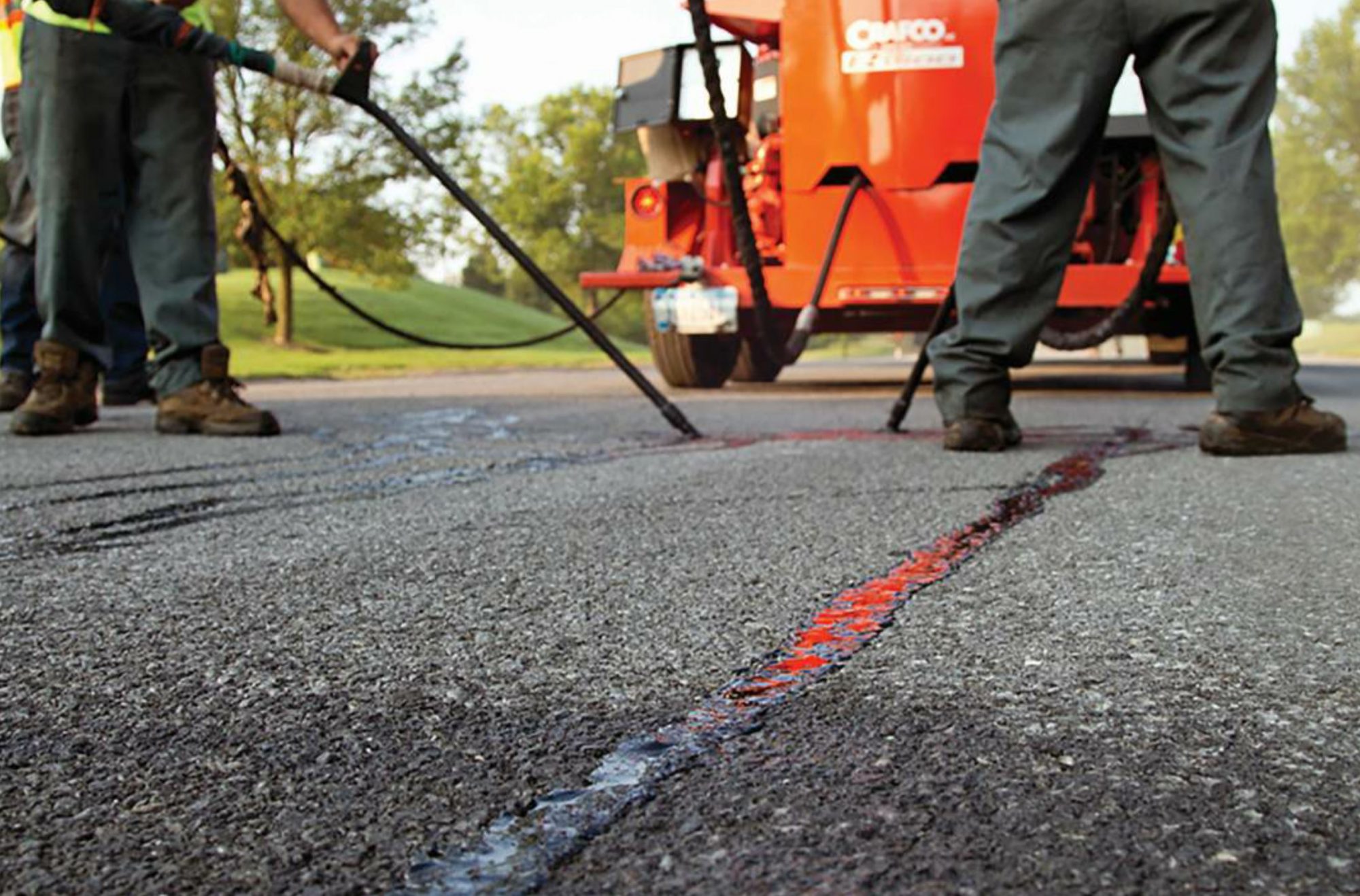 Parking Lot Joint Sawing and Sealing - Professional Concrete Services